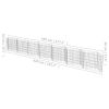 Gabion Wall Galvanized Steel 177.2"x11.8"x19.7"