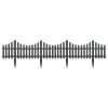 Lawn Edgings 17 pcs Anthracite 32.8' PP