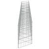 Gabion Wall Galvanized Steel 177.2"x11.8"x19.7"